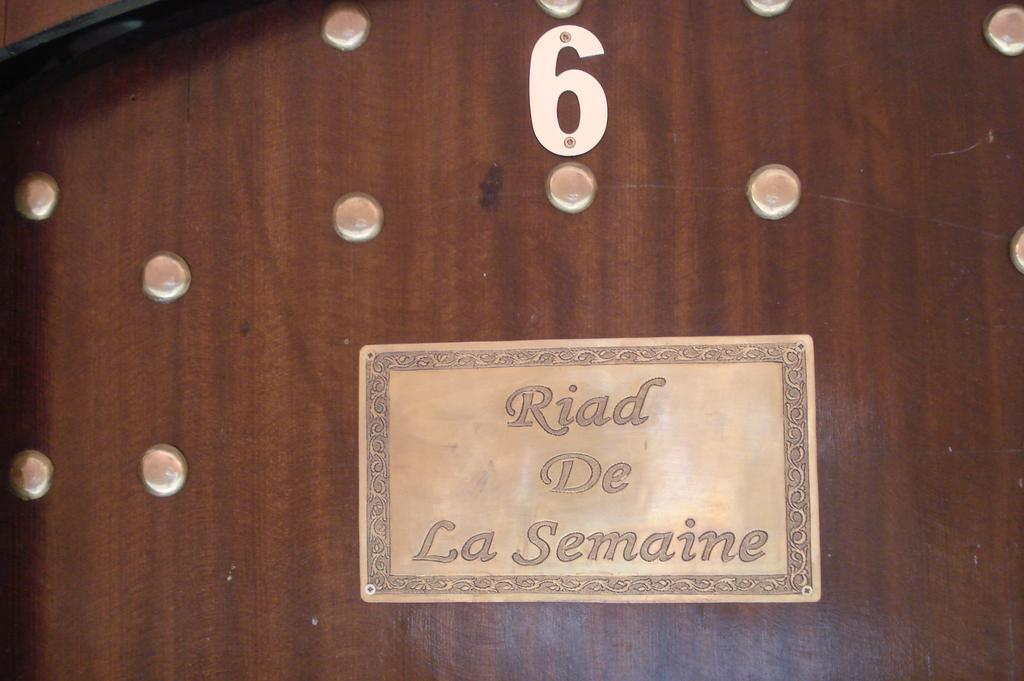 Riad De La Semaine Marrákes Kültér fotó